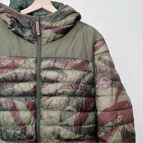 Burton Mens Xlarge Insulated Camo Outdoor Puffer Jacket - Picture 4 of 16
